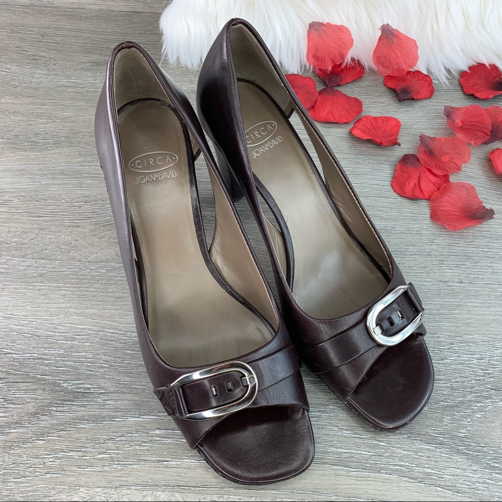 ❤️Circa Joan‎ David Shoes Kyla Open Toe Heels Sz 8M
